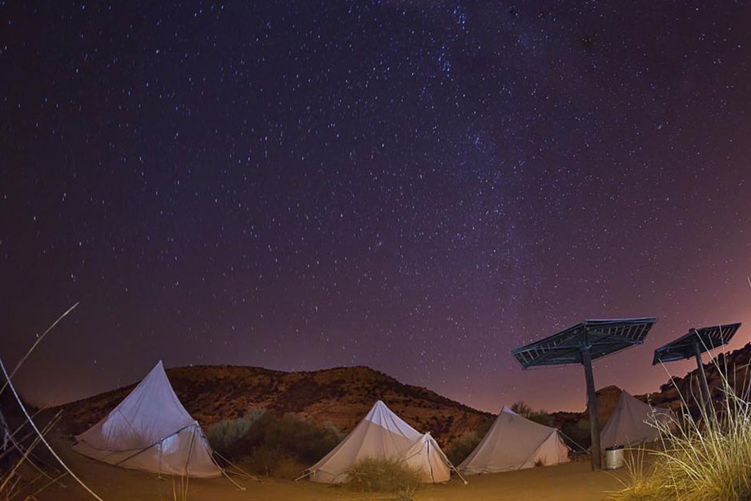 Camping sous les étoiles en Jordanie